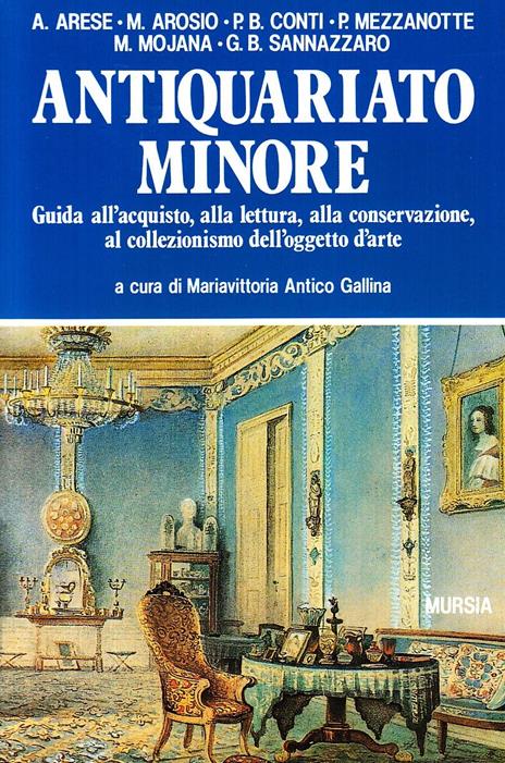 Antiquariato minore. Guida all'acquisto, alla lettura, alla conservazione, al collezionismo dell'oggetto d'arte. Ediz. illustrata - copertina