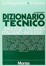  Dizionario tecnico inglese-italiano, italiano-inglese