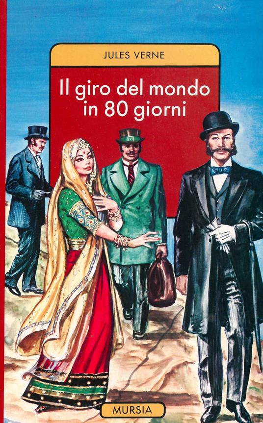 Il giro del mondo in 80 giorni - Jules Verne - copertina