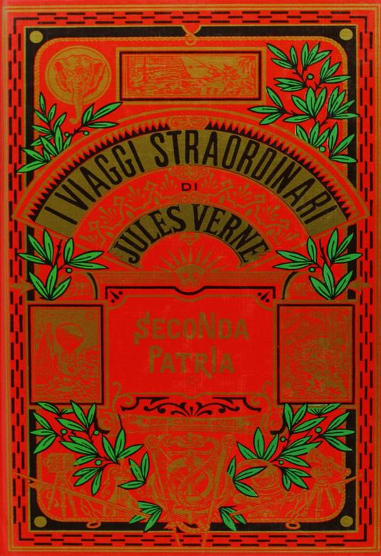 Seconda patria - Jules Verne - copertina