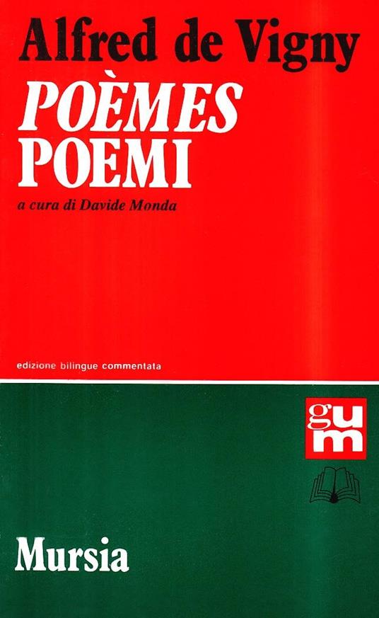Poèmes-Poemi - Alfred de Vigny - copertina