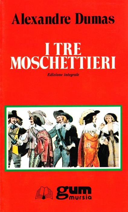 I tre moschettieri - Alexandre Dumas - copertina