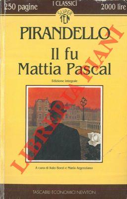 Il fu Mattia Pascal - Luigi Pirandello - copertina