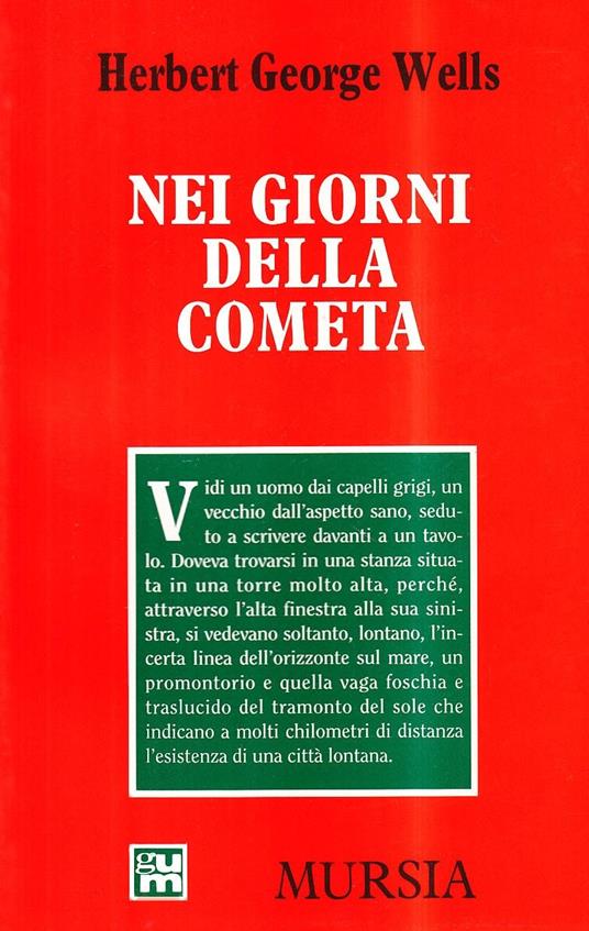 Nei giorni della cometa - Herbert George Wells - copertina