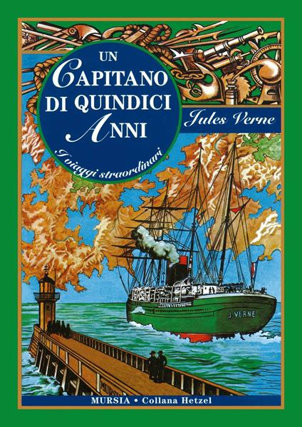 Un capitano di quindici anni - Jules Verne - copertina