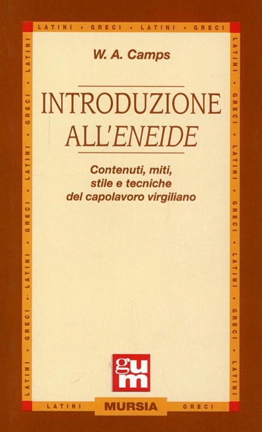 Introduzione all'Eneide - W. A. Camps - copertina