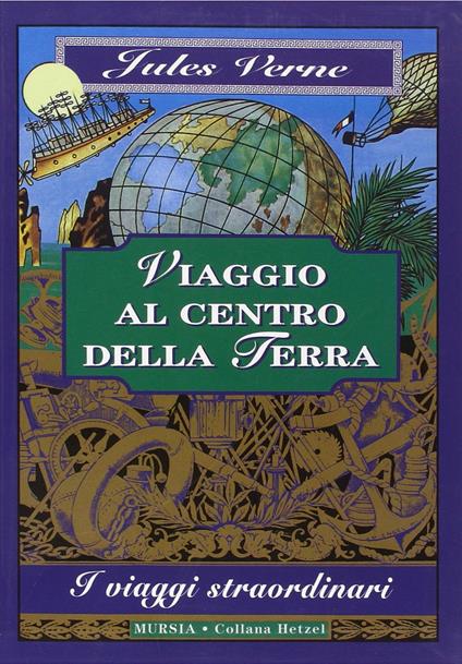 Viaggio al centro della terra - Jules Verne - copertina