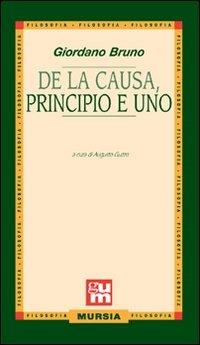 De la causa, principio e uno - Giordano Bruno - copertina