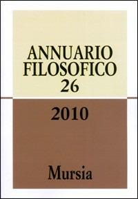 Annuario filosofico 2010. Vol. 26 - copertina