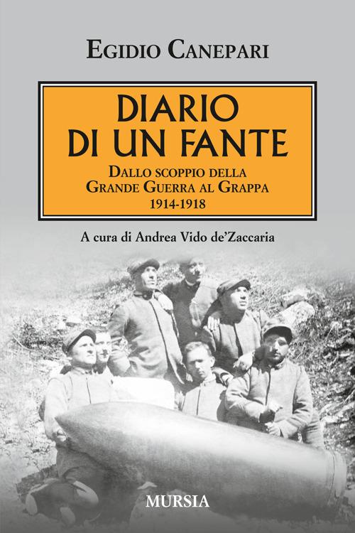 Diario di un fante. Dallo scoppio della grande guerra a Caporetto. 1914-1918 - Egidio Canepari - copertina