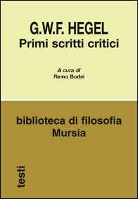 Primi scritti critici