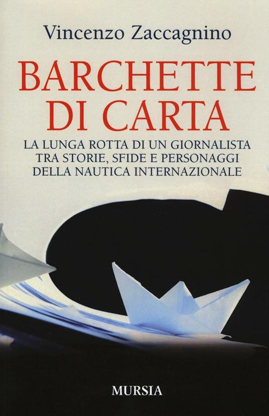 Barchette di carta. La lunga rotta di un giornalista tra storie, sfide e personaggi della nautica internazionale - Vincenzo Zaccagnino - copertina