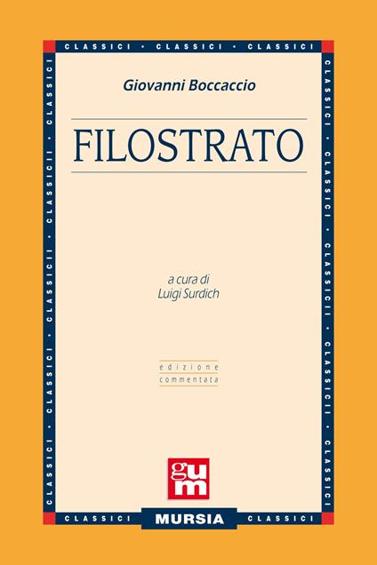 Filostrato - Giovanni Boccaccio - copertina