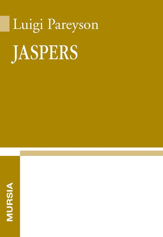 Jaspers - Luigi Pareyson - copertina