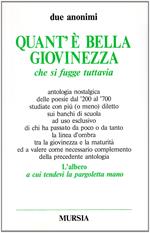 Quant'è bella giovinezza