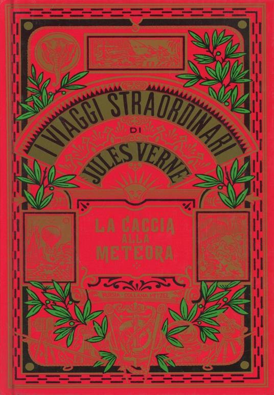 La caccia alla meteora - Jules Verne - copertina