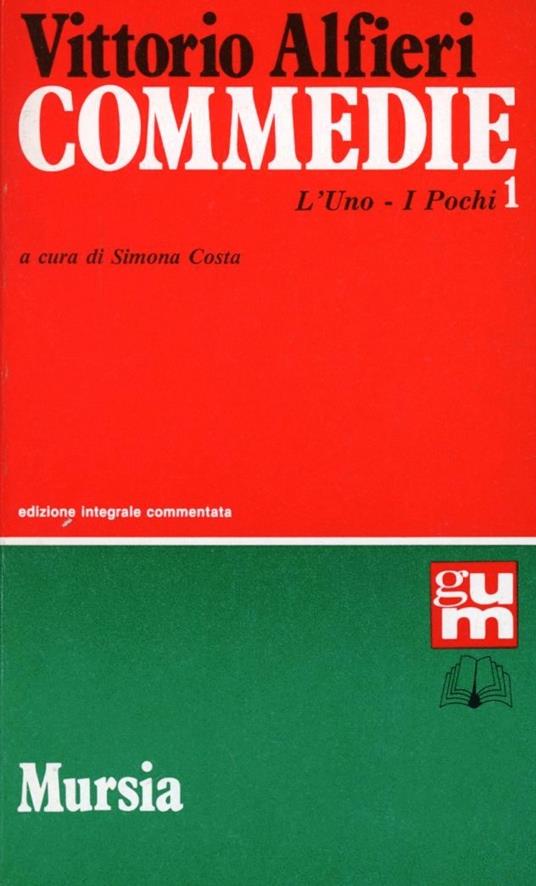  Commedie -  Vittorio Alfieri - copertina