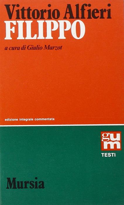 Filippo - Vittorio Alfieri - copertina