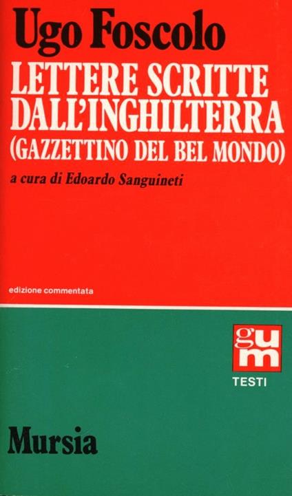 Lettere scritte dall'Inghilterra (Gazzettino del bel mondo) - copertina