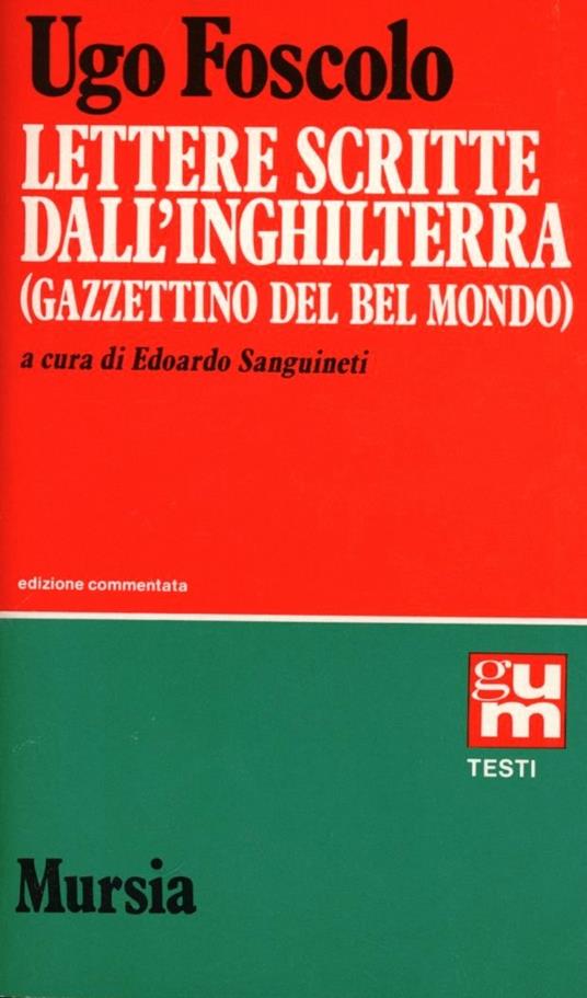 Lettere scritte dall'Inghilterra (Gazzettino del bel mondo) - copertina
