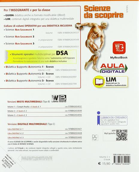  Scienze da scoprire. Con ebook. Con espansione online. Vol. 2 - 2