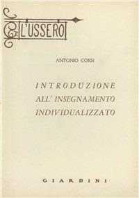 Introduzione all'insegnamento individualizzato - Antonio Corsi - copertina