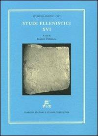Studi ellenistici. Vol. 16 - copertina
