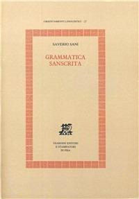 Grammatica sanscrita - Saverio Sani - copertina