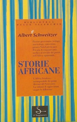 Storie africane - Albert Schweitzer - copertina