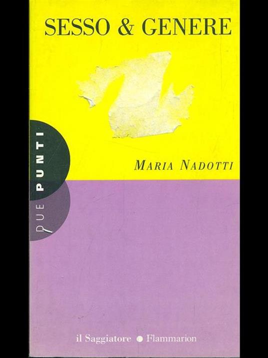 Sesso & genere - Maria Nadotti - copertina