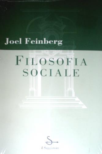 Filosofia sociale - Joel Feinberg - copertina