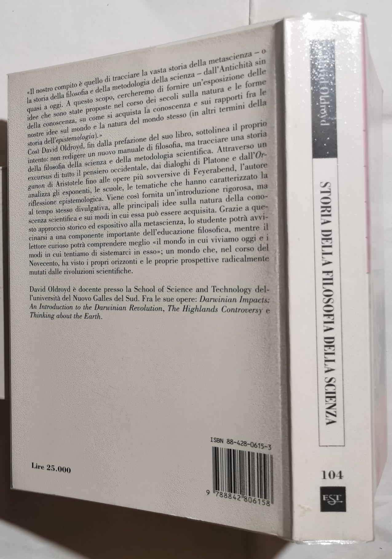 Storia della filosofia della scienza
