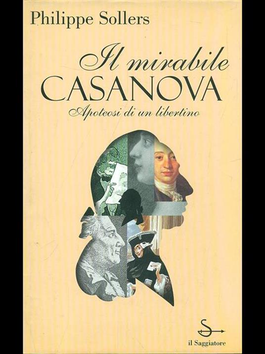Il mirabile Casanova - Philippe Sollers - copertina