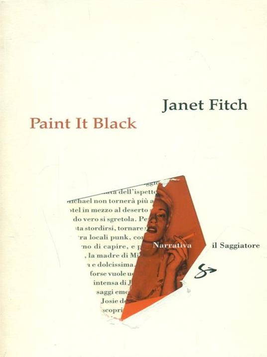Paint it black Fitch Libro Il Saggiatore Narrativa IBS