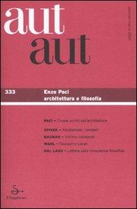Aut aut. Vol. 333: Enzo Paci. - copertina