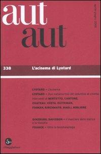 Aut aut. Vol. 338: L'acinema di Lyotard. - copertina