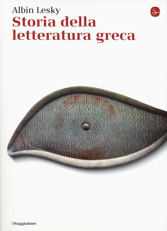Storia della letteratura greca - Albin Lesky - copertina