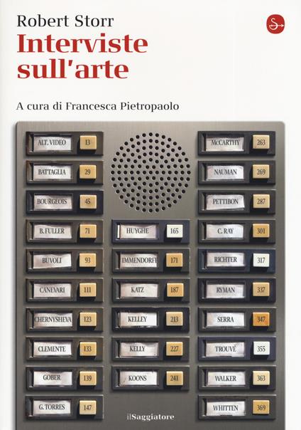 Interviste sull'arte - Robert Storr - copertina
