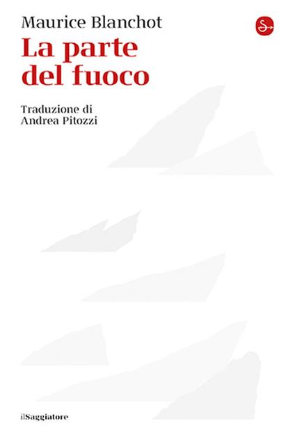 La parte del fuoco - Maurice Blanchot - copertina