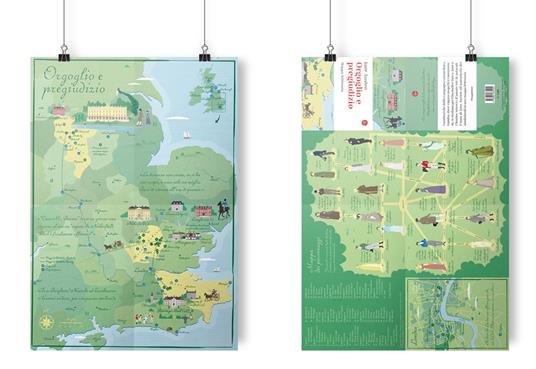Orgoglio e pregiudizio. Mappa letteraria - Jane Austen - 2