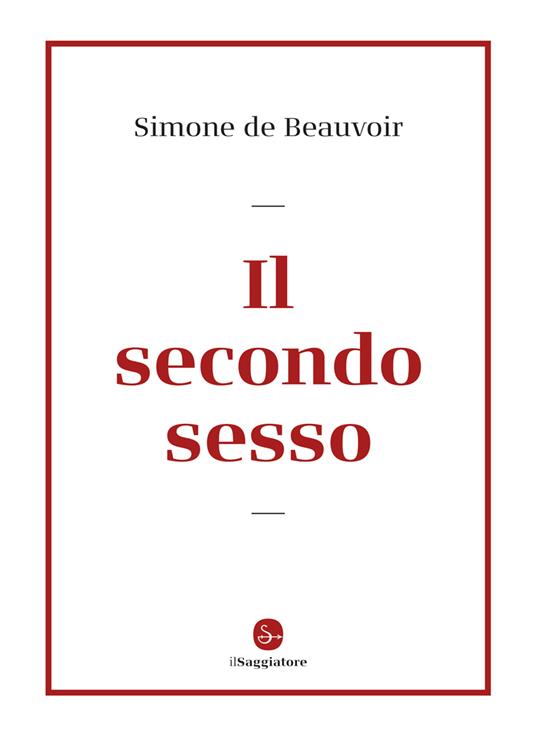 Il secondo sesso - Simone de Beauvoir - copertina