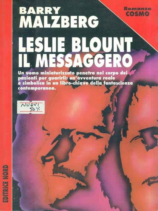 Leslie Blount il messaggero - Barry Malzberg - copertina