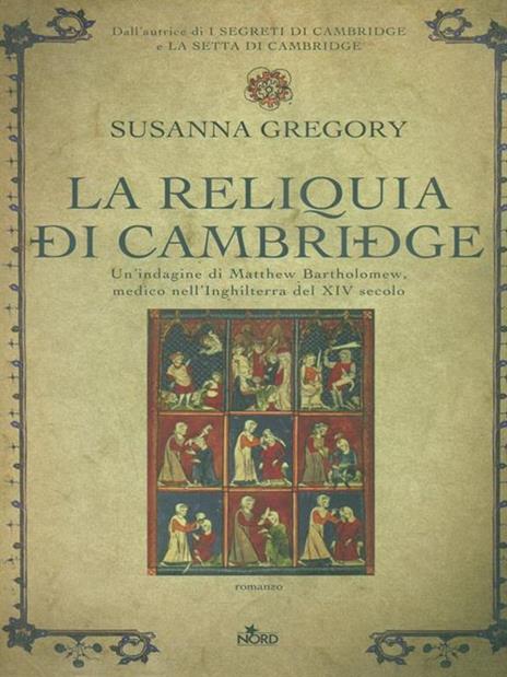La reliquia di Cambridge - Susanna Gregory - copertina