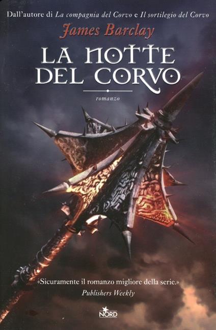 La notte del corvo - James Barclay - copertina