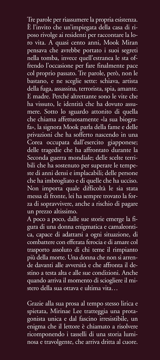 Le otto vite di una centenaria senza nome - Mirinae Lee - 2
