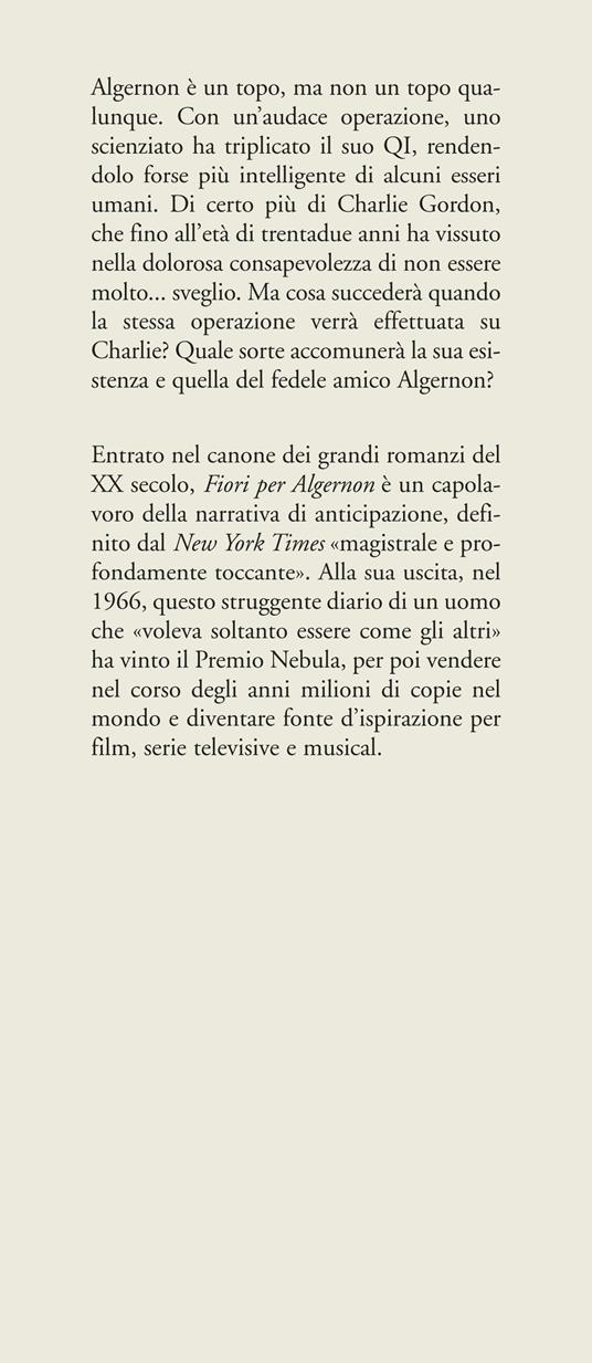 Fiori per Algernon - Daniel Keyes - 3