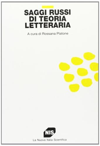 Saggi russi di teoria letteraria - copertina