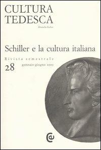 Cultura tedesca. Vol. 28: Schiller e la cultura italiana - copertina