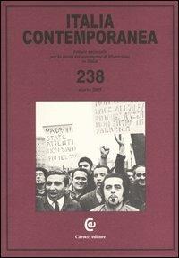 Italia contemporanea. Vol. 238 - copertina