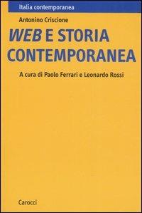Web e storia contemporanea -  Antonino Criscione - copertina